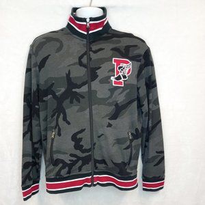 Rare Ralph Lauren P Wing Full Zip Camo Sweatshirt (M)